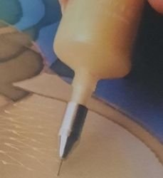Réalisation d'une peinture sur soie